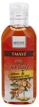 Bione Cosmetics Keratin Argan olejek do włosów ciemnych 80ml