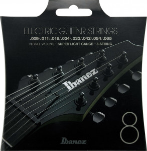Ibanez IEGS8 komplet 8 strun Super Light do gitary elektrycznej