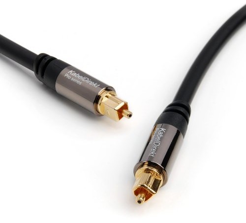 KabelDirekt PRO Series cyfrowy kabel optyczny ze złączami typu TOSLINK  TOSLINK, długość 1 m 14