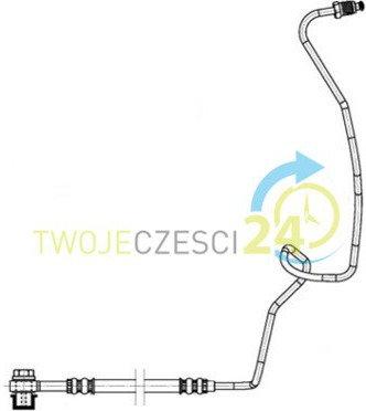 TRW Przewód hamulcowy elastyczny PHD941
