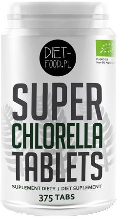 Diet-Food Chlorella w Tabletkach 375 szt. - EKO MIPCHLORETABL