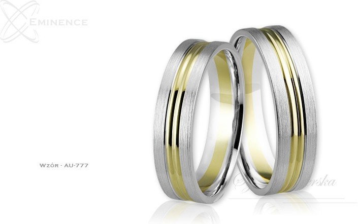 Eminence Obrączki ślubne - wzór Au-777