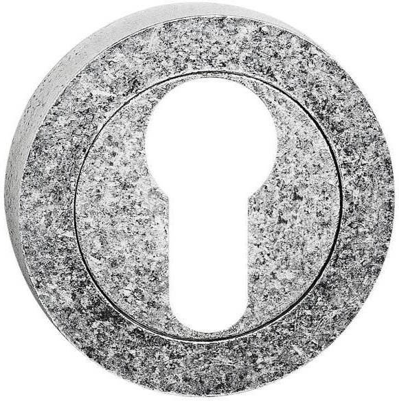 Metalbud Szyld drzwiowy  Tosca okrągły na wkładkę nikiel antyczny