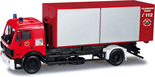 Herpa MB SK 88 kontener straż pożarna Essen AB-MANV 090100
