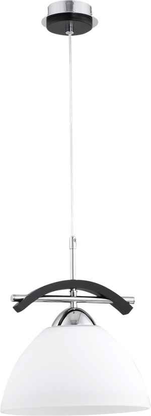 Alfa Lampa wisząca zwis oprawa Fuji 1x60W E27 biała/brązowa 15741