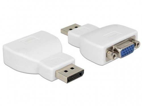 Impakt ADAPTER DISPLAYPORT->VGA 15 PIN WHITE DELOCK