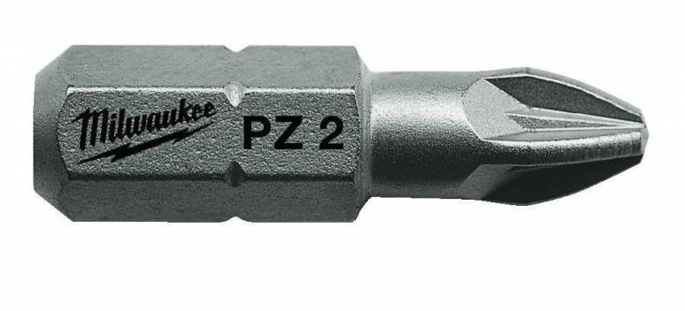 MILWAUKEE Końcówki wkrętakowe POZIDRIVE PZ2 - 25 SZTUK 4932 3995 90