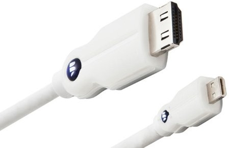 Monster 122403 Digital Life SuperThin Micro HDMI (typ D) do kabla HDMI 0,46 meter 0050644605741