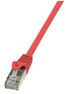 LogiLink Patchcord CAT.6 F/UTP 0,5m czerwony CP2024S