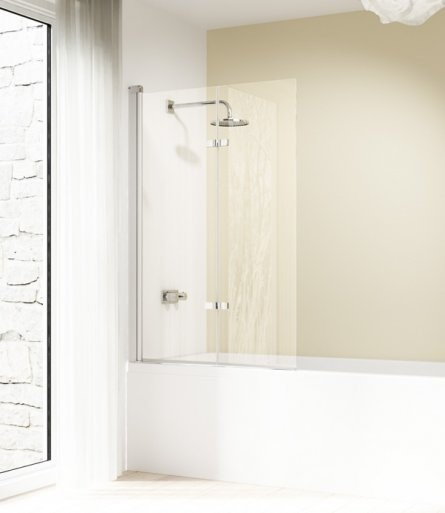 Huppe Design Elegance Parawan nawannowy, drzwi skrzydłowe składane - Mocowanie l