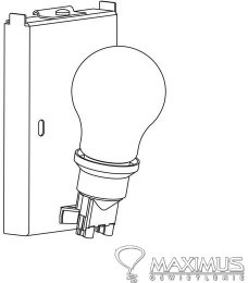 Astro Lighting Backplate 3 7170 kinkiet IP20 biały 1 x 60W Max E27/ES
