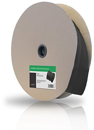 PureMounts Puremounts Sleeve  uniwersalny organizer kabli-spirala czarny 4260134125932