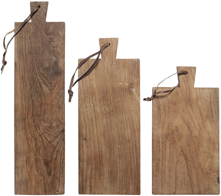 HK Living HK Living Zestaw desek z drewna tekowego (3 szt) HAP6181