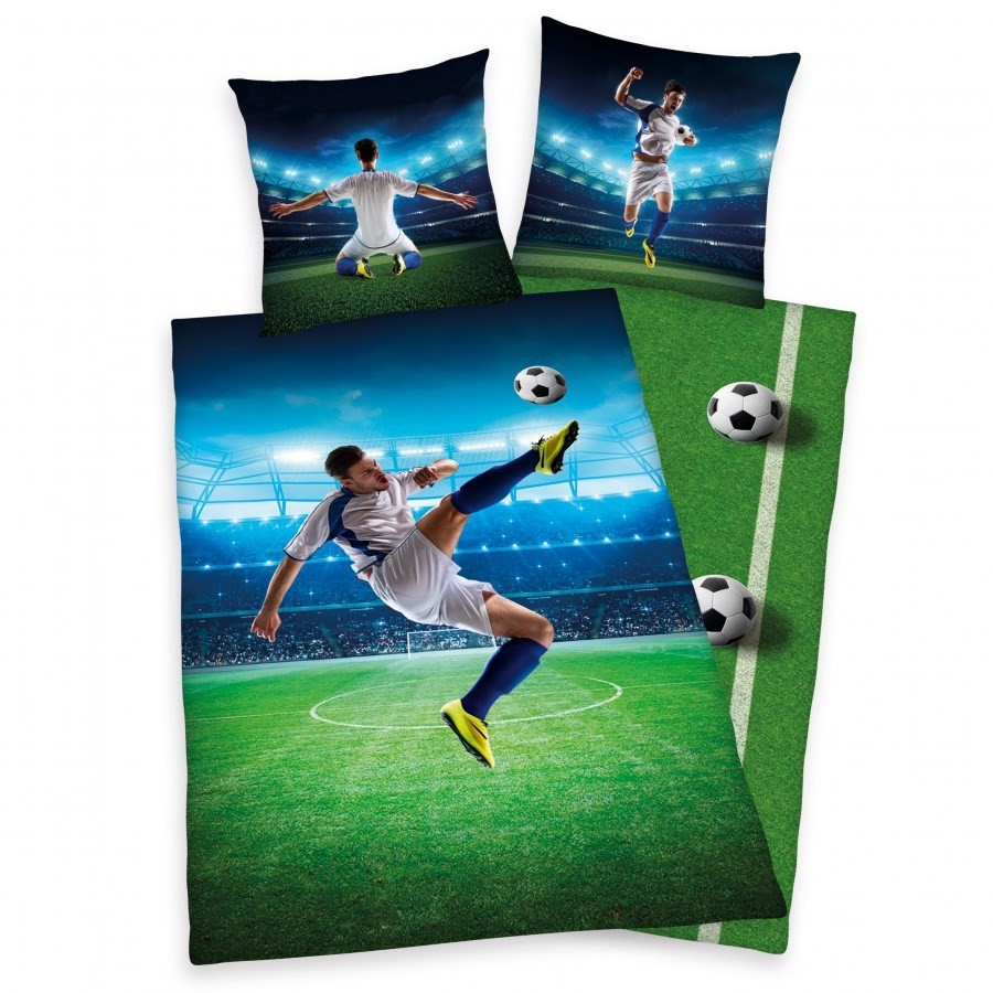 Herding Pościel bawełniana Football, 140x200 cm, 70x90 cm