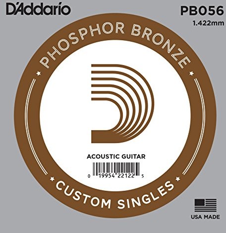 D'Addario ball End fosforu z brązu Single Strings PB056