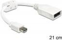 Delock Adapter AV mini DP - DP żeńskie 65427