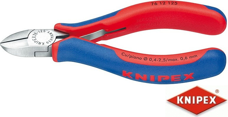Knipex szczypce tnące boczne dla elektromechaników, dwukomponentowe (76 12 125)