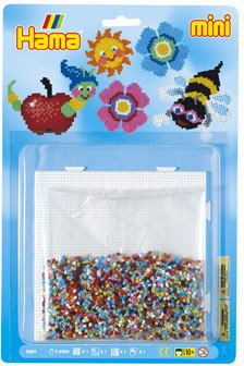 Hama malte haaning plastic mini - łąka duży blister 5601