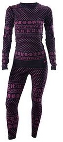 Viking KOMPLET BIELIZNY DAMSKIEJ TERMICZNY BRITA 159946 PINK BLACK