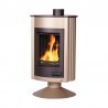 HS Flamingo piecyk MEDIE II 12 kW kremowo - metaliczny