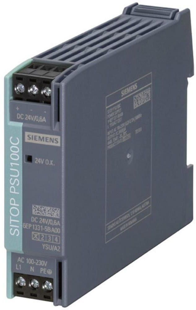 Siemens Zasilacz na szynę DIN SITOP PSU100C 24 V/DC 0.6 A 14 W 1 x