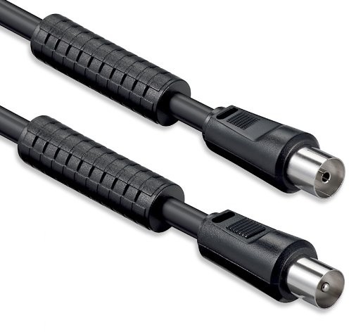 1aTTack.de 1aTTack kabel przyłączeniowy koncentryczny, 1,5m, czarny 4250344880363