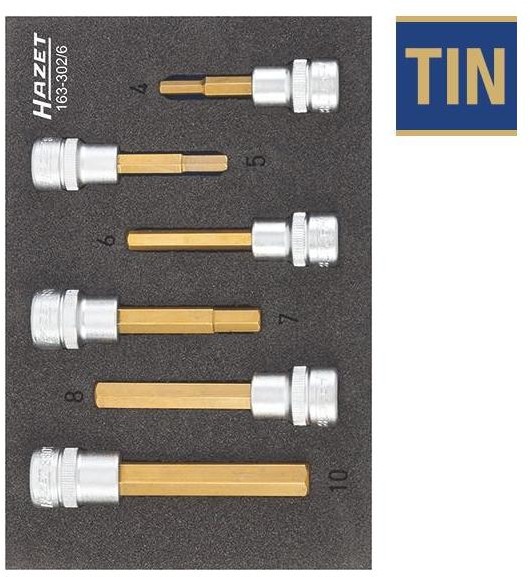 Hazet Zestaw gniazda wkładki do bitów 3/8