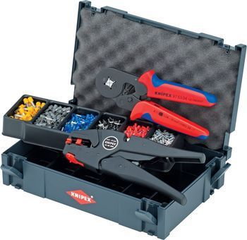 Knipex Artykuły do zagniatania do tulejek kablowych 97 90 10, 180 mm