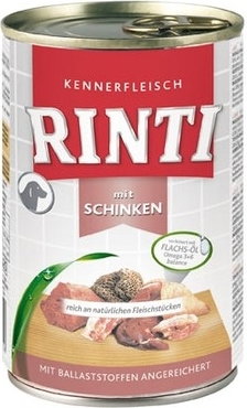 Rinti Kennerfleisch Karma mokra dla psa Szynka 400g puszka