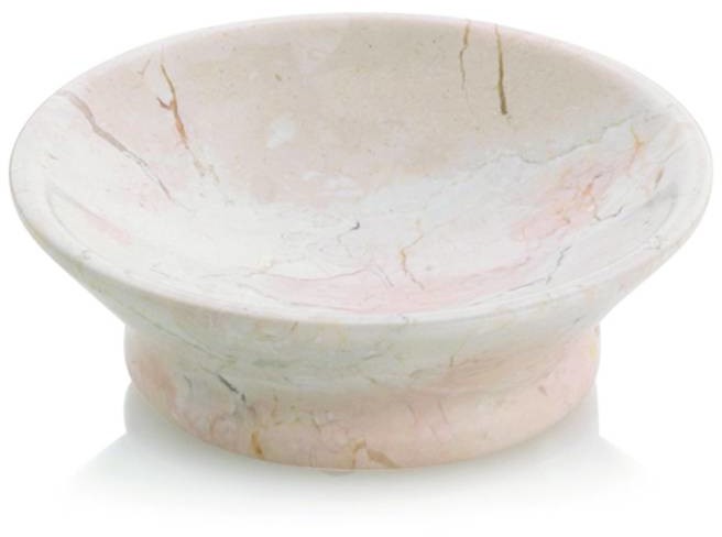 Kela mydelniczka z marmuru typu Carrary KE-18768