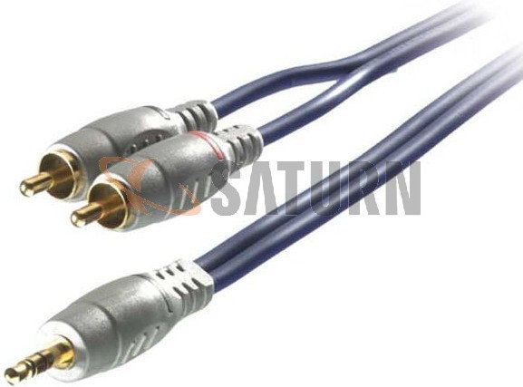 Vivanco Kabel 3.5 mm - 2RCA 3m SI3R 1203