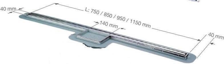 Kessel Linearis 100 850 mm 27809