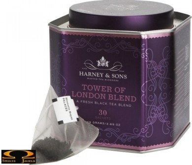 Harney & Sons Tower of London Blend puszka piramidki 30 torebek