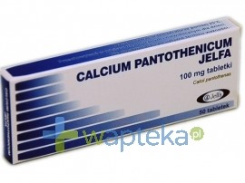 JELFA S.A. P.F. pantothenicum 0,1 g 50 tabletek