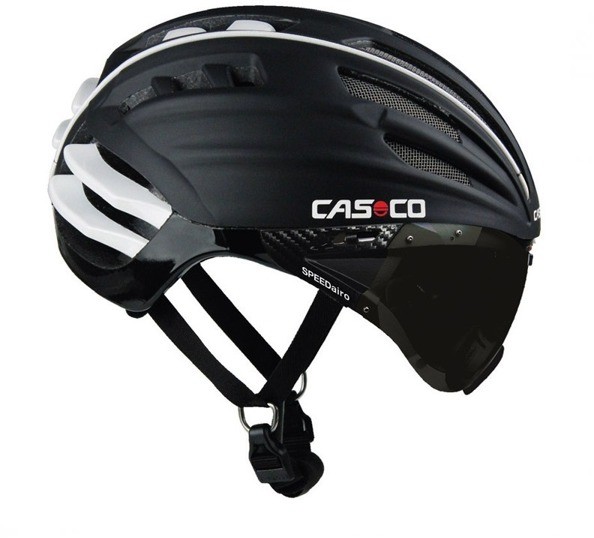 CASCO Kask rowerowy SPEEDairo Czarny z szybką