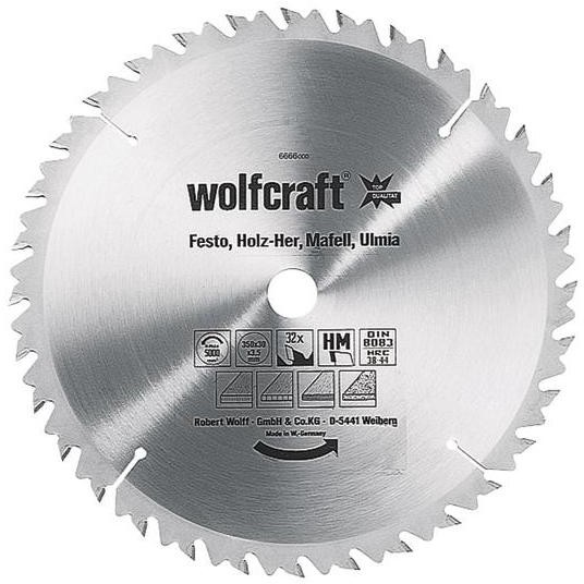 WOLFCRAFT Tarcza do piły tarczowej 6668000 1 szt