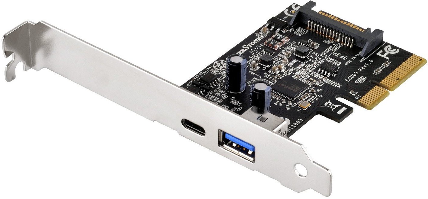 SilverStone Kontroler SilverStone 2 porty USB 3.1 SST-ECU03