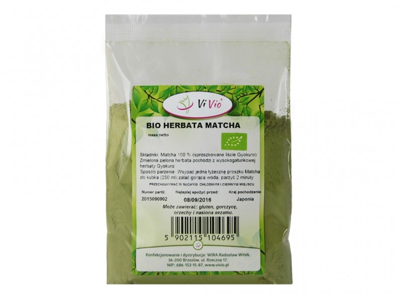 VIVIO BIO Herbata Matcha proszek 100G