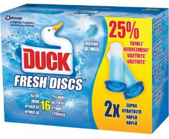 Duck FRESH DISCS MARINE DUO - ŻelOWE KRĄŻKI 2X36ML (39882410)