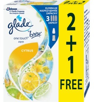 Glade ONE TOUCH MINI spray CITRUS ZAPAS 2+1 30 ML (662001)