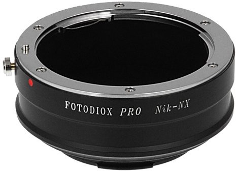 Fotodiox Pro Lens Mount Adapter, Nikon, NIKKOR Lens to Samsung NX camera AS Samsung NX1 wyszukiwania, NX3000, NX30 NK-NX