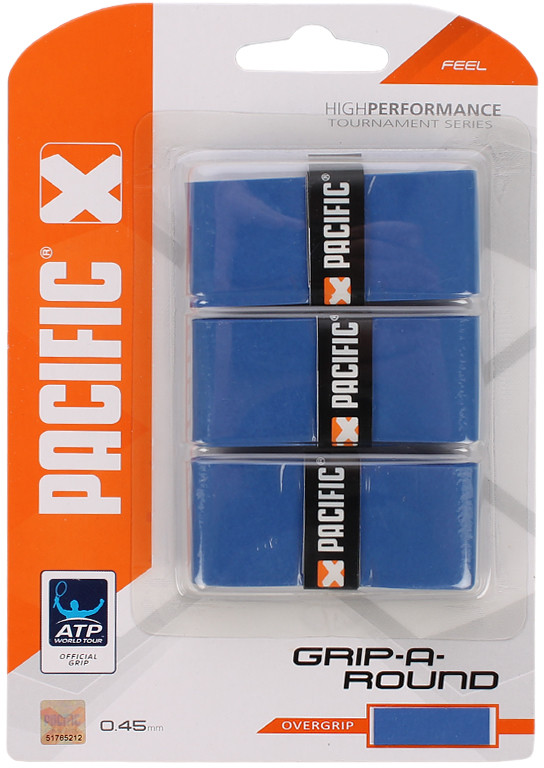 Pacific owijki tenisowe GRIP-A-ROUND 3PACK BLUE 4015365128722