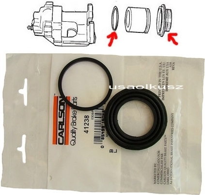 CARLSON Zestaw naprawczy tylnego zacisku Chrysler 300C