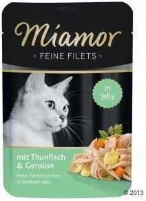 Miamor Feine Filets Tuńczyk & Warzywa Saszetka 100g 2660