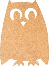 SECURIT Tablica korkowa w kształcie sowy plus gratisy SECURIT CB-OWL