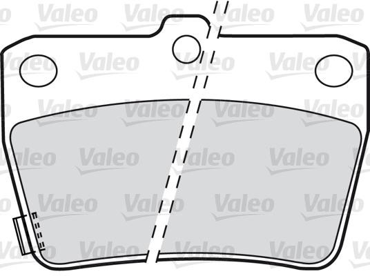 VALEO klocki hamulcowe 598673 598673