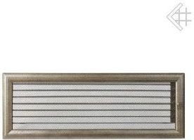 Kratki.pl Kratka kominkowa malowana OSKAR czarno-złota 17x49 z żaluzją 6674-898A