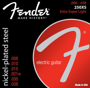 Fender 250XS struny do gitary elektrycznej 8-38