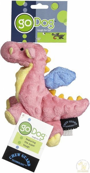 Go Dog Dragons - Mały Smok w kolorze koralowym, zabawka Pluszowa zabawka 770801