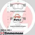 ZIMMERMANN Klocki hamulcowe - komplet 25014.183.1